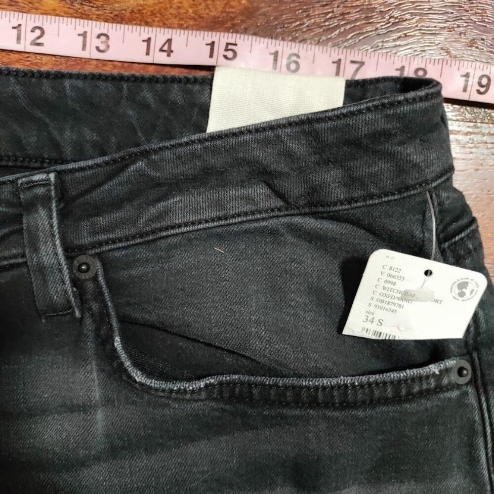 We The Free Black Flare Jeans Womens Size 34 Boho Antiquewash NWT - Picture 3 of 16